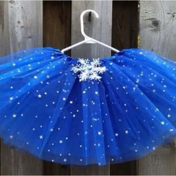 NEW Sparkle Snowflake tutu 4 full layer - Picture 10 of 11
